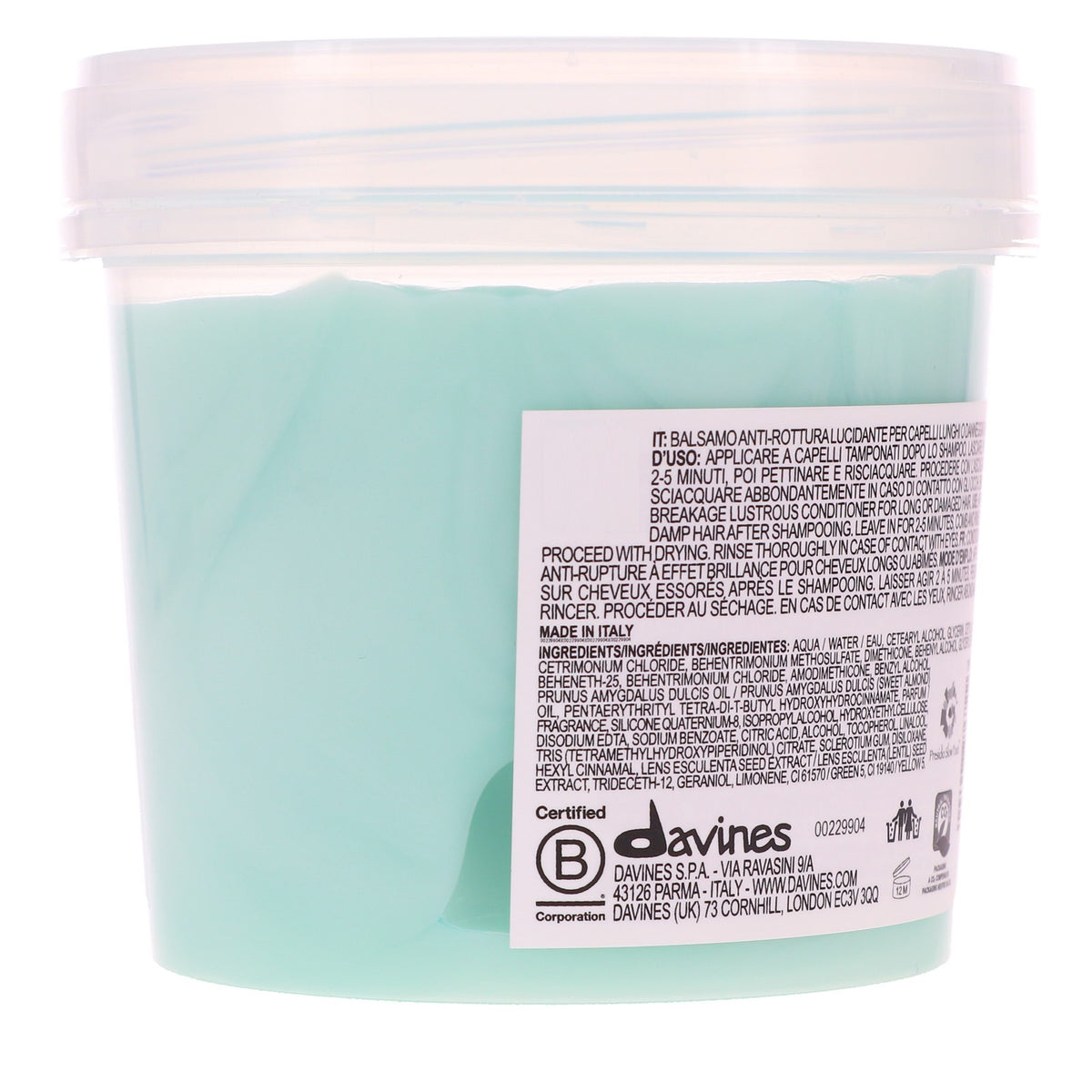 Davines MELU Anti-Breakage Hair Conditioner 8.83 oz for Damaged & Fragile Hair