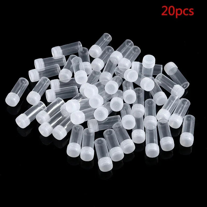 5ml Plastic Sample Jars - Small Storage Vials for Pills, Liquids & Powders