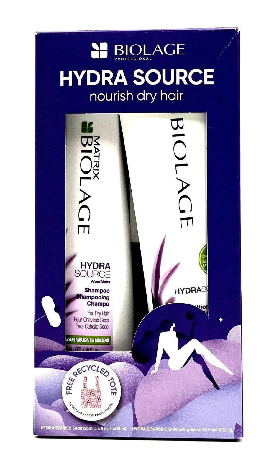 Hydrating Hair Care Set for Dry Dehydrated Hair - Moisture & Shine Boost