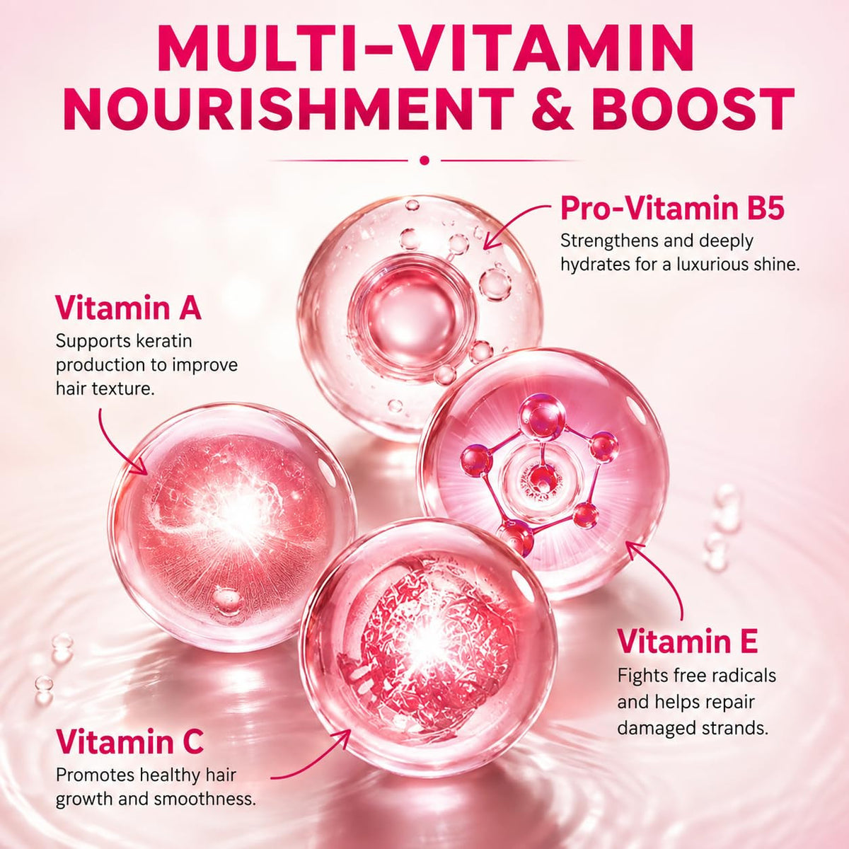 Hair Oil Capsules with Vitamins & Argan Oil for Hair Growth & Frizz Control