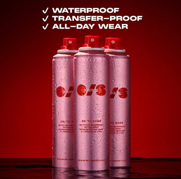 Mattifying Waterproof Setting Spray - All-Day Matte Finish, 1oz