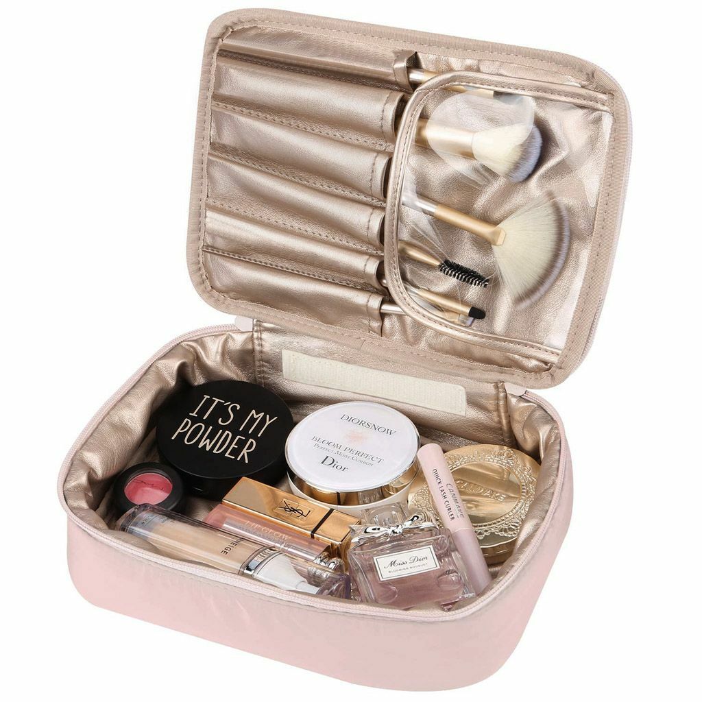 Travel Cosmetic Bag Makeup Organizer with Hanging Pouch Waterproof Portable