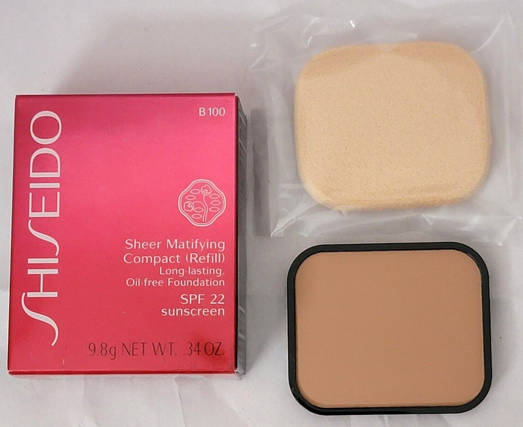 Matifying Compact Foundation Refill - Long-Lasting Oil-Free Makeup
