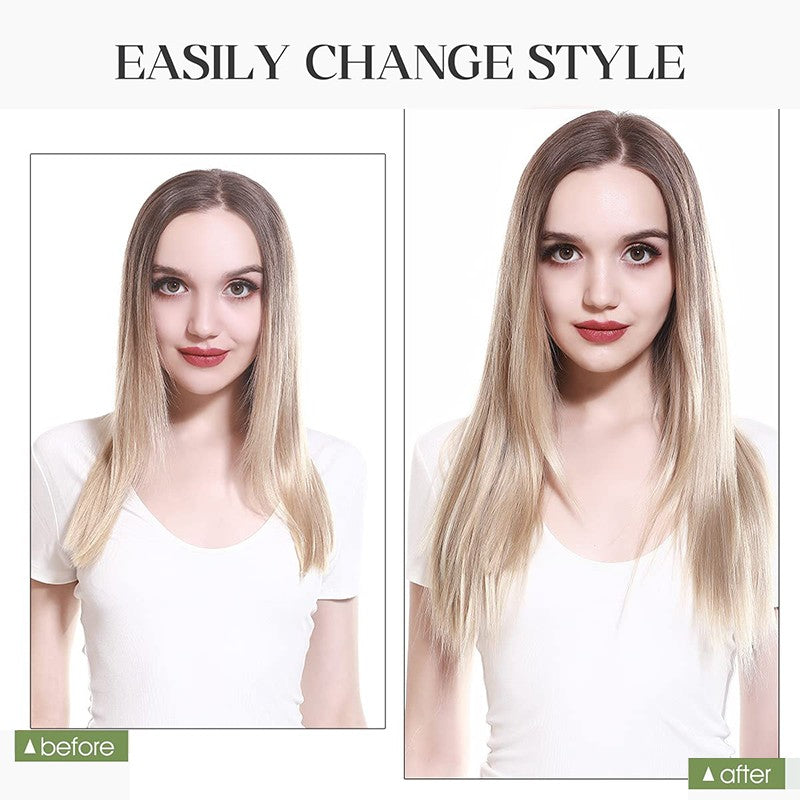 Clip-In Remy Human Hair Extensions with Invisible Wire - Thick Balayage