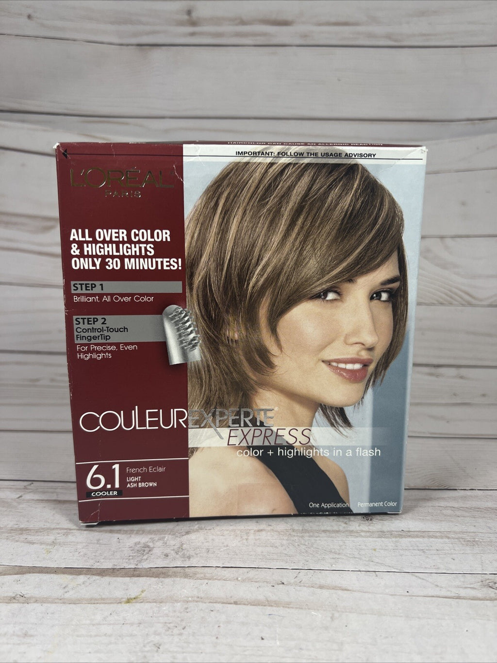 L'Oreal Paris Hair Color 6.1 Light Ash Brown Permanent Hair Dye