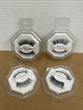 4 Pairs Long Black False Eyelashes - Brilliant Style for Eye Makeup
