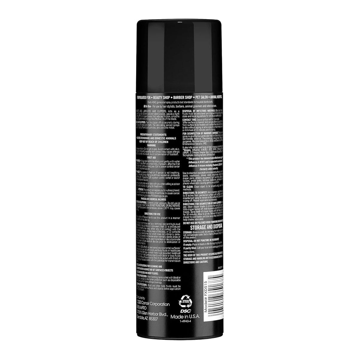 All-Purpose Hair Tool Disinfectant & Lubricant Spray 15.5 Oz