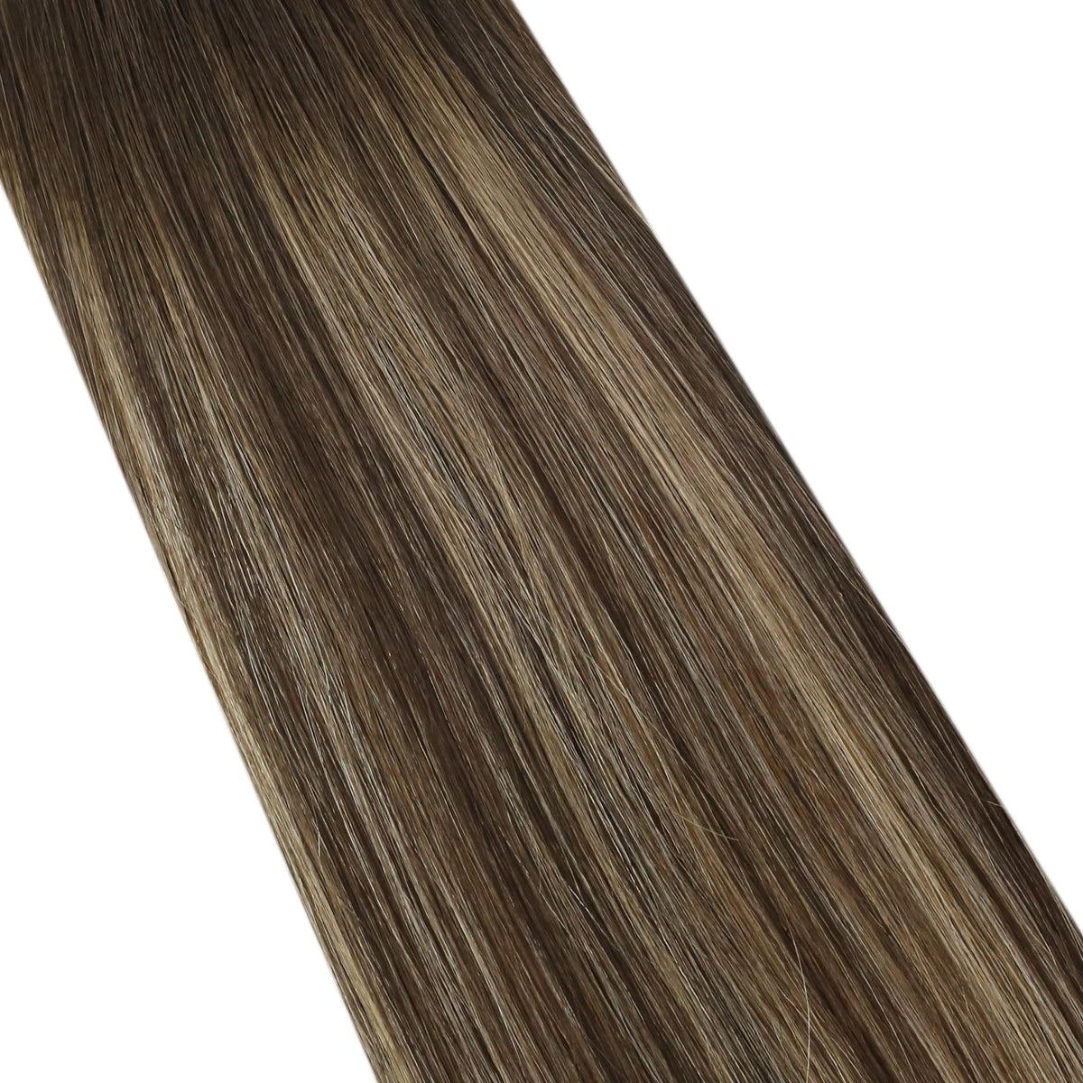 Human Hair Tape-In Extensions 14 Inch Brown to Caramel - Easy DIY Style
