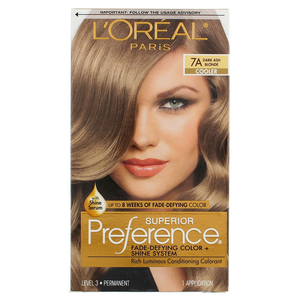 Dark Ash Blonde Hair Color Gel - Pack of 6, Feria by L'Oreal Paris