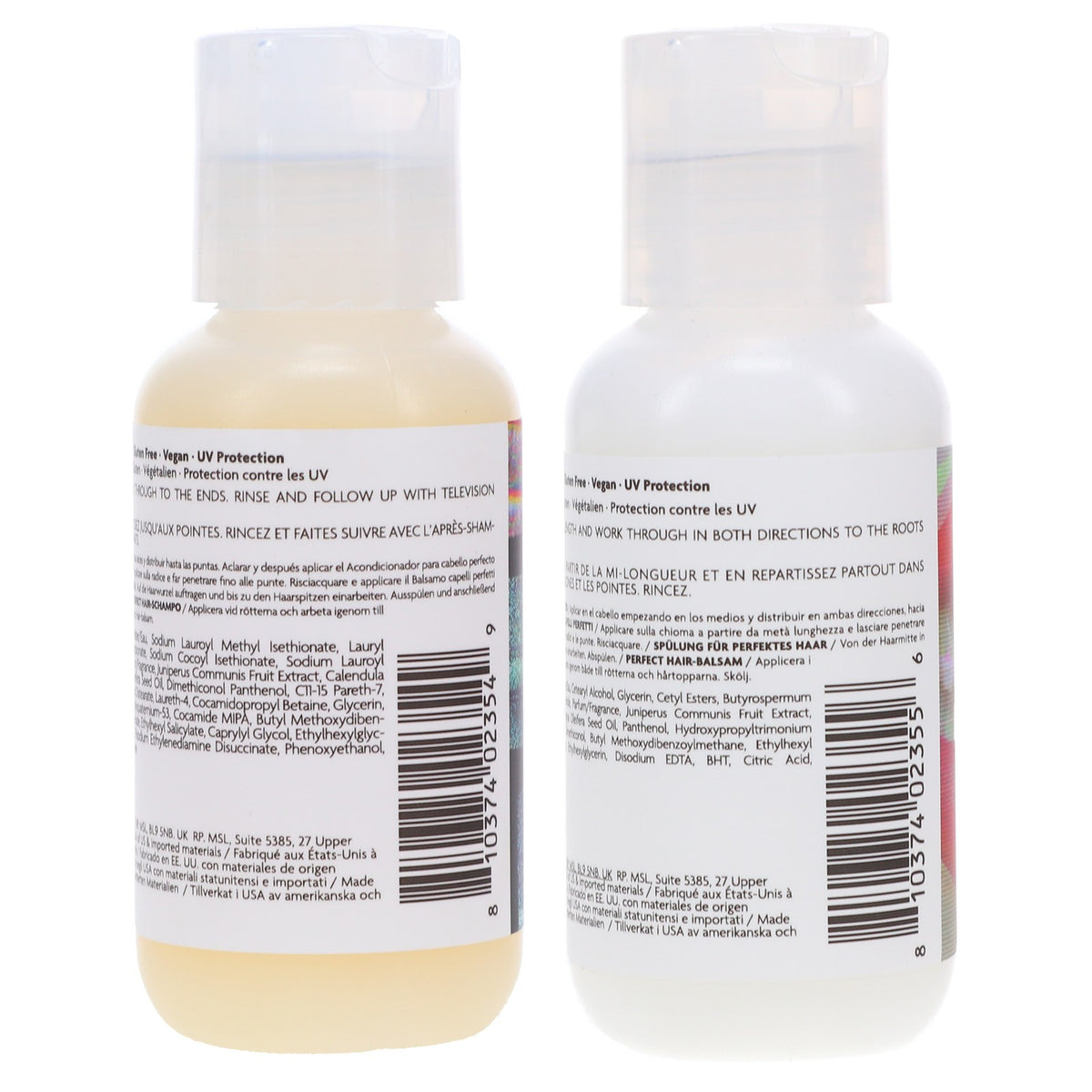 Hair Care Set - Shampoo & Conditioner for Healthy, Shiny Hair - 2 oz Each