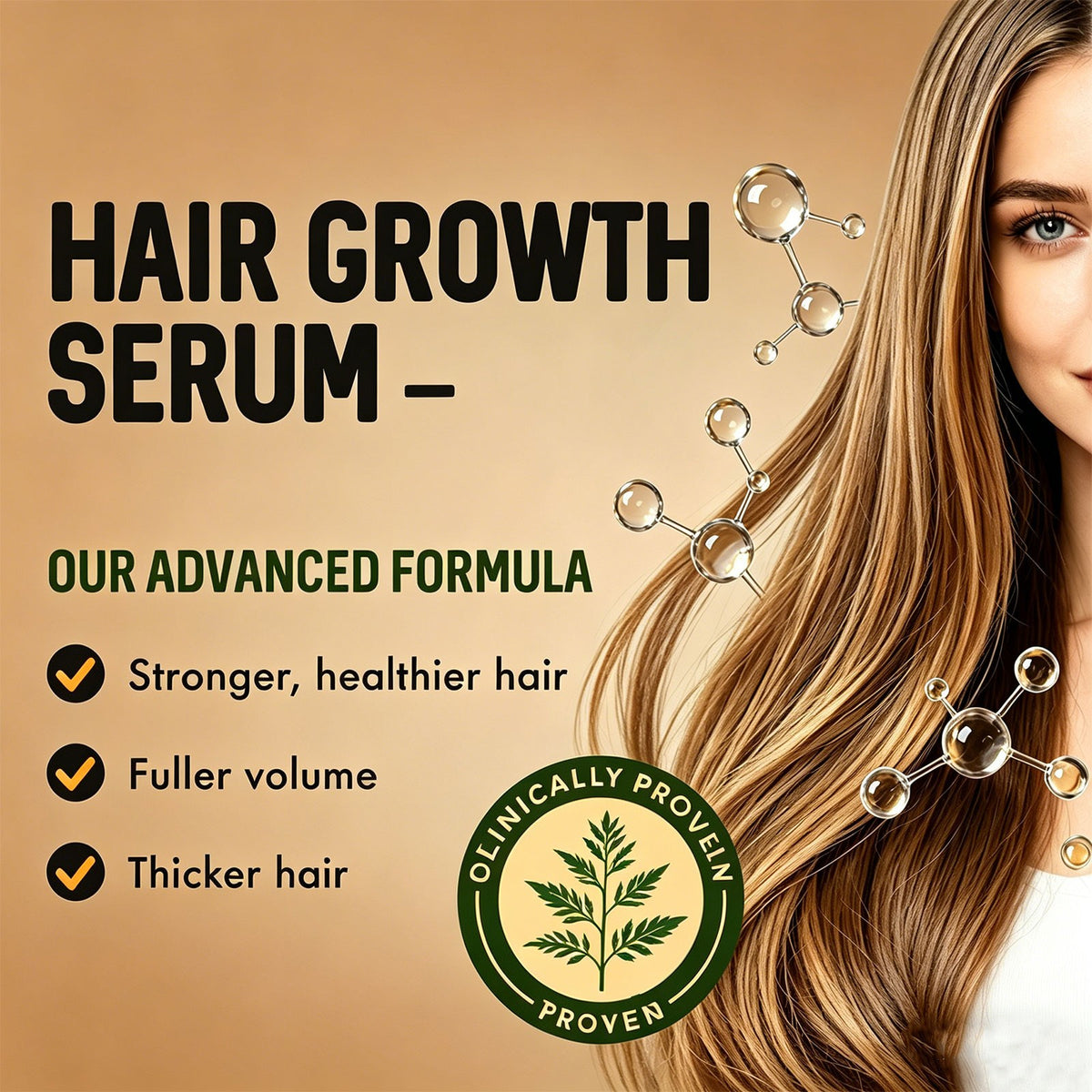 Hair Growth Serum Spray for Thinning Hair - 100ML, 5 Pack