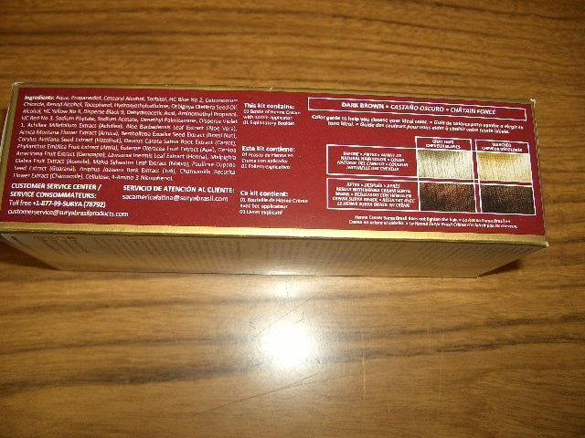 Vegan Dark Brown Hair Dye Cream - Semi-Permanent Hair Color Kit