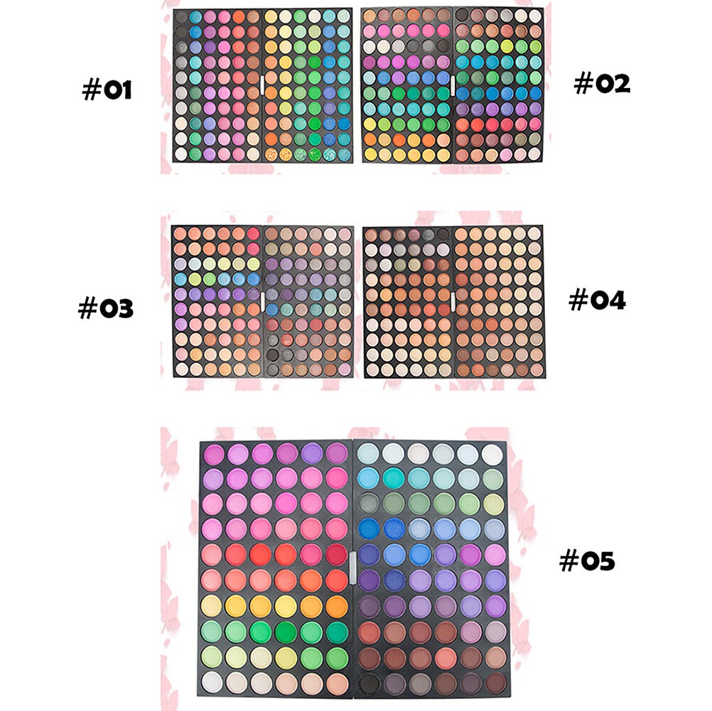 120-Color Eyeshadow Palette with Matte & Shimmer Shades for Professional & Casual Makeup