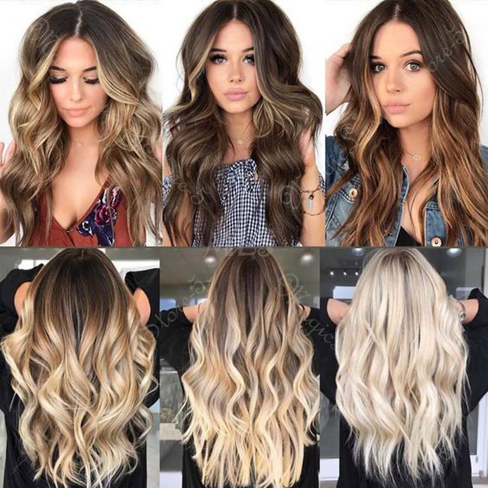 U Shape Full Head Remy Human Hair Extensions - One Piece Clip-In Weft