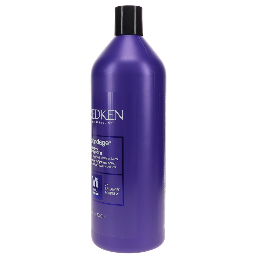 Redken Blondage Purple Shampoo 33.8 oz for Blonde Hair Color Care