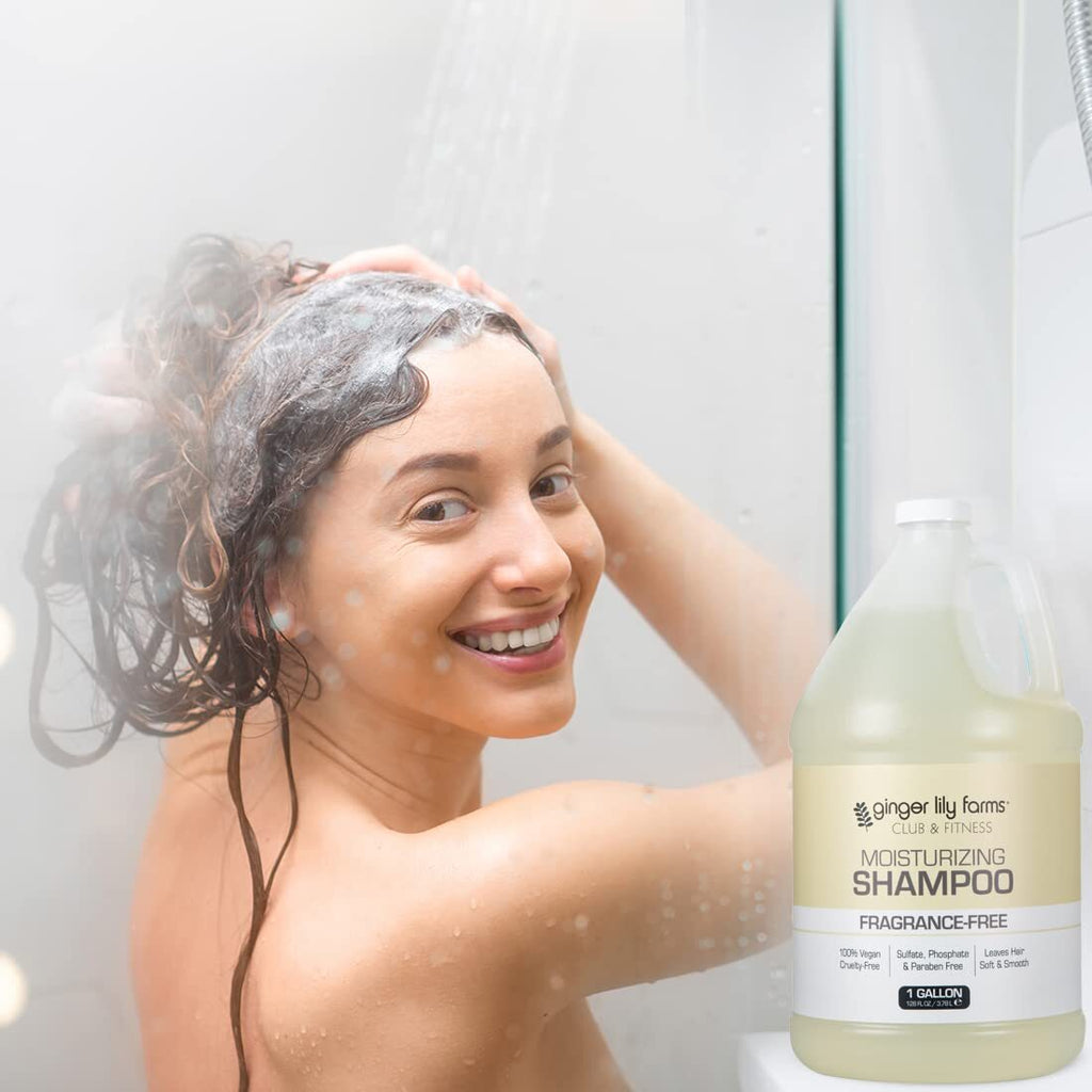 Fragrance-Free Moisturizing Shampoo 128 Fl Oz - Vegan & Sulfate-Free