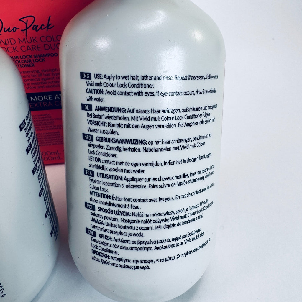 Color Lock Duo Pack Shampoo & Conditioner 500ml - UV Protection & Nourishment