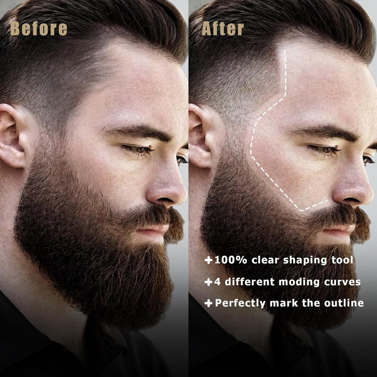 White Barber Pencil for Hairline & Beard Shaping - Precise Lineup Tool