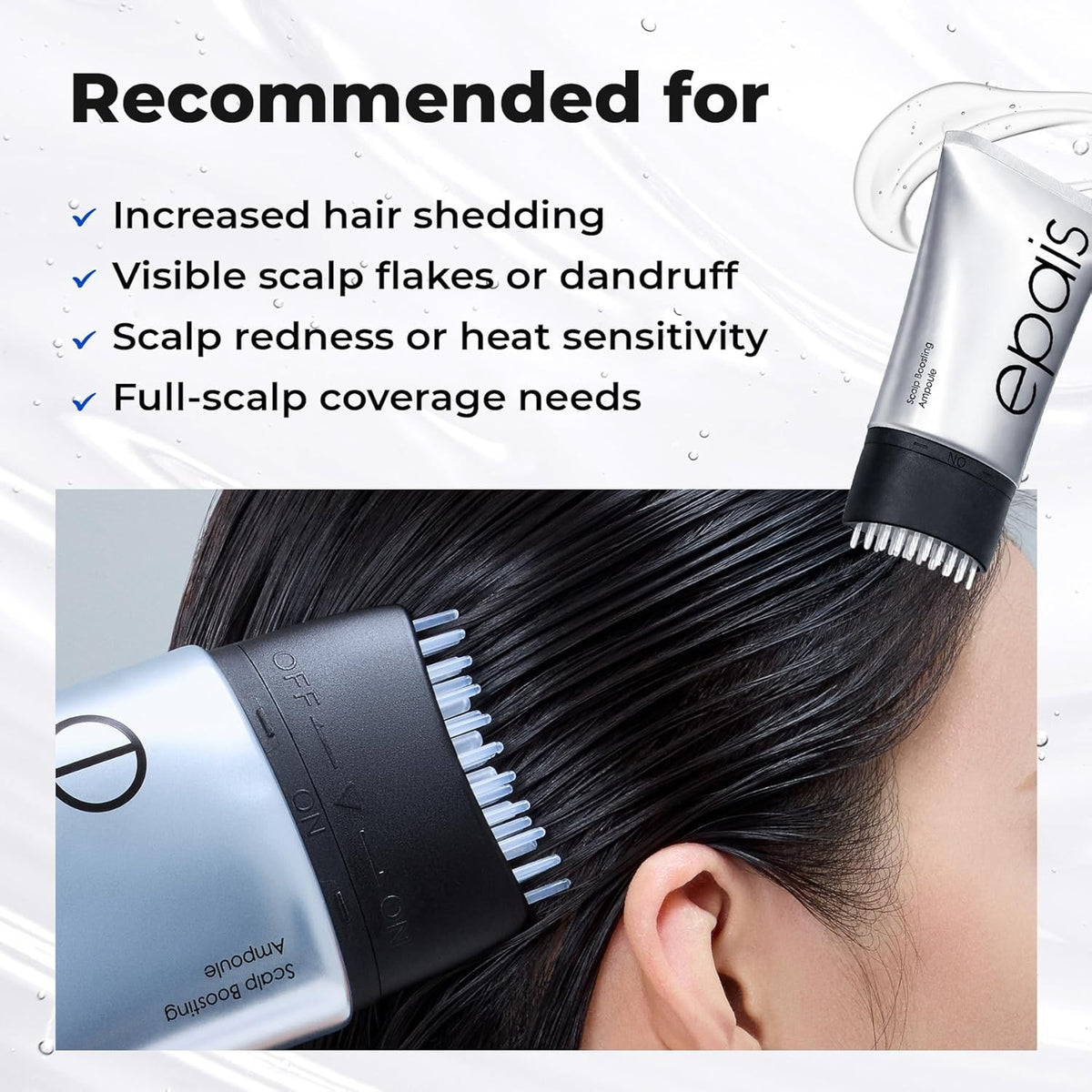 Scalp Boosting Ampoule - 150ml Full Scalp Care Serum with Biome PDRN & Exosome Technology