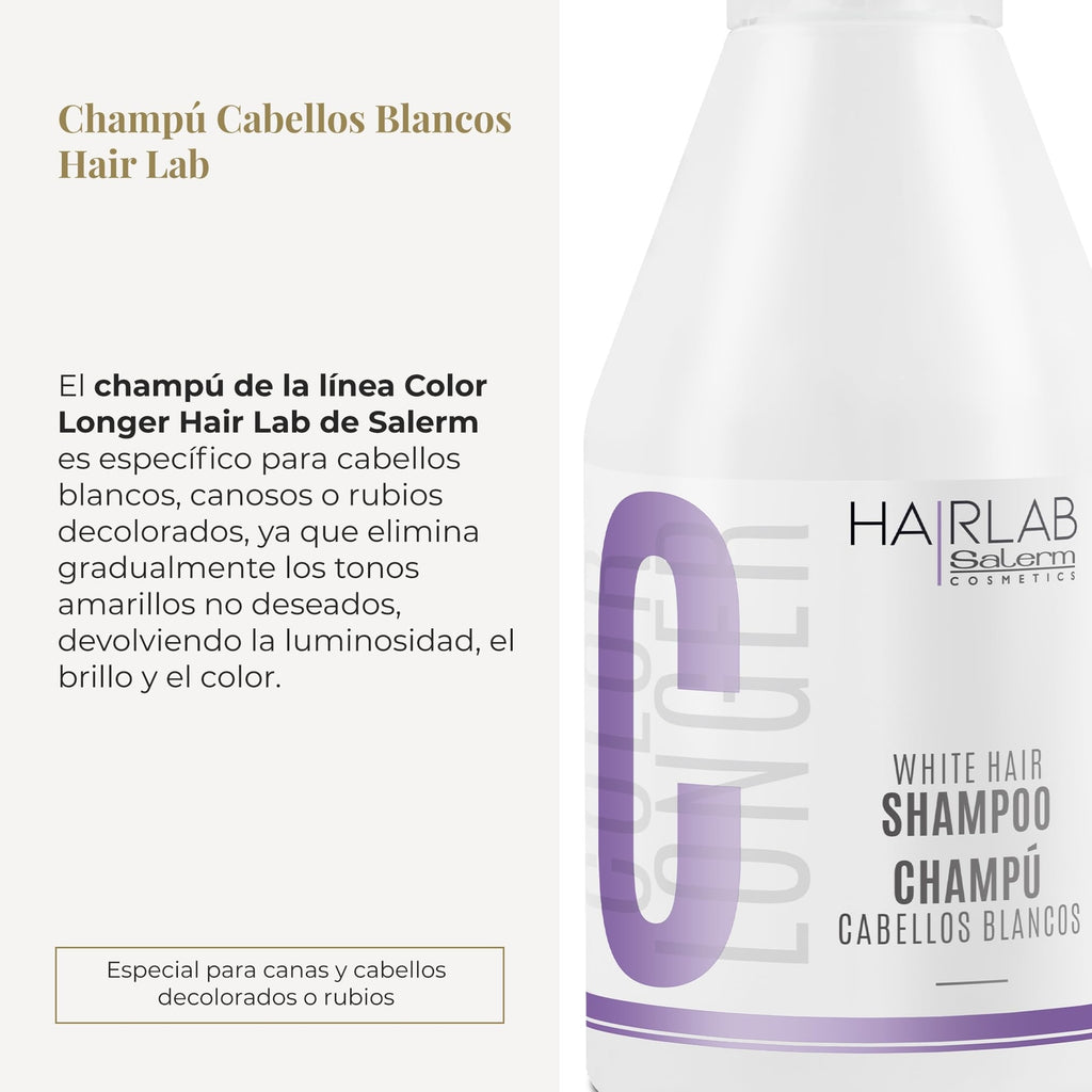 White Hair Shampoo for Gray Blonde Hair 10.6 Oz - Color Reviving & Brightening