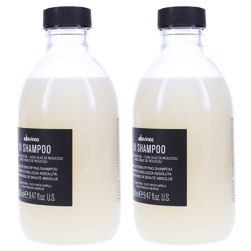 Davines OI Shampoo 9.47 oz Pack for Shiny, Voluminous Hair
