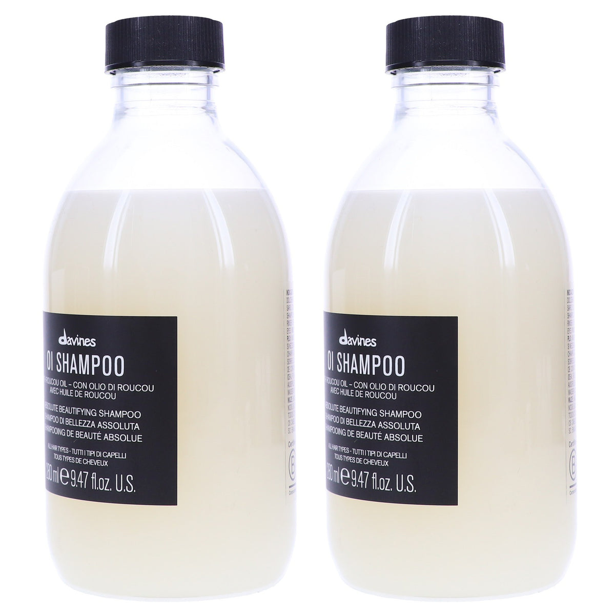 Davines OI Shampoo 9.47 oz Pack for Shiny, Voluminous Hair