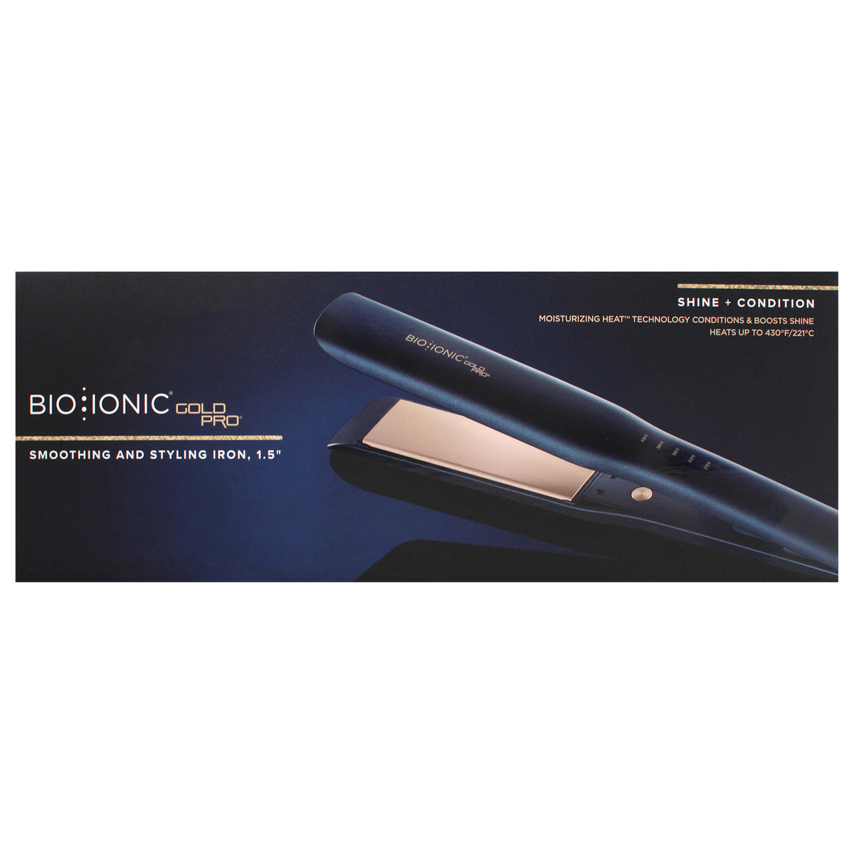 1.5 Inch Flat Iron Hair Styling Tool with Moisturizing Heat Technology