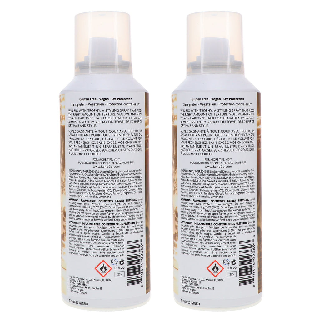 Hair Texturizing & Shine Spray - 6 oz 2-Pack for Volume & Flexible Hold