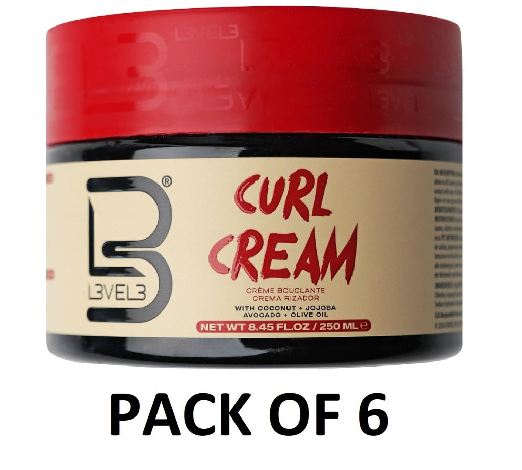 Hydrating Curl Cream with Coconut & Jojoba Oil - 250ml Pack of 6