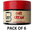 Hydrating Curl Cream with Coconut & Jojoba Oil - 250ml Pack of 6