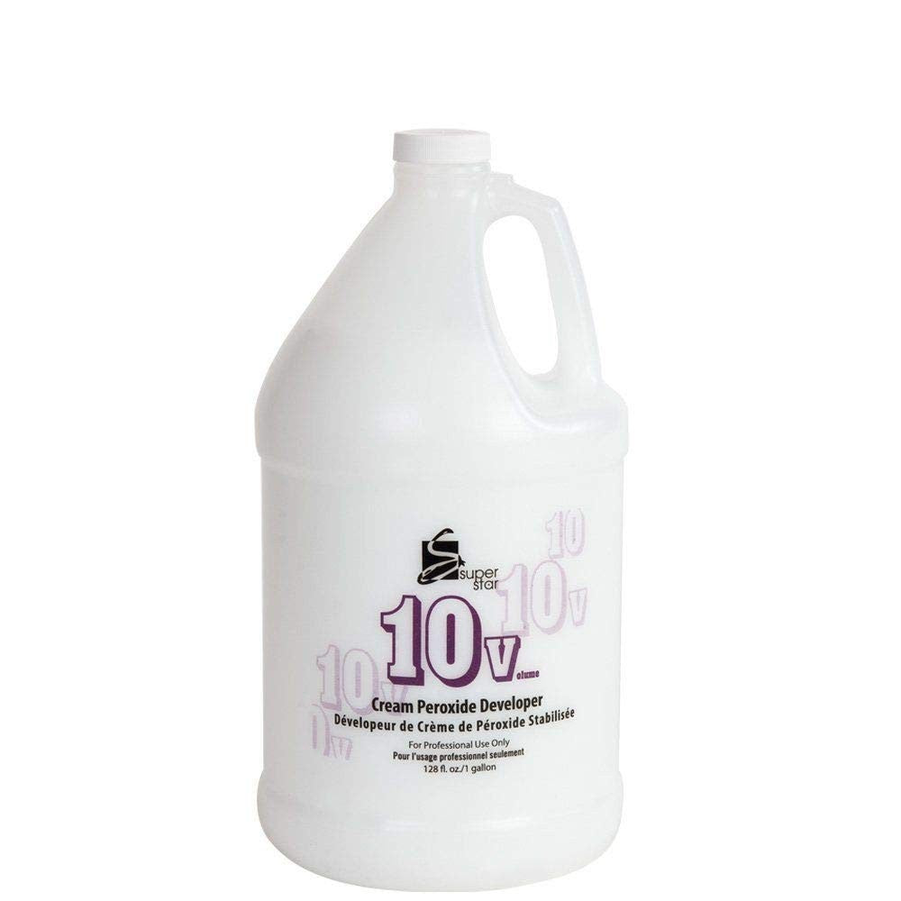 10V Cream Peroxide Developer 128 Fl Oz for Hair Coloring - Professional Use