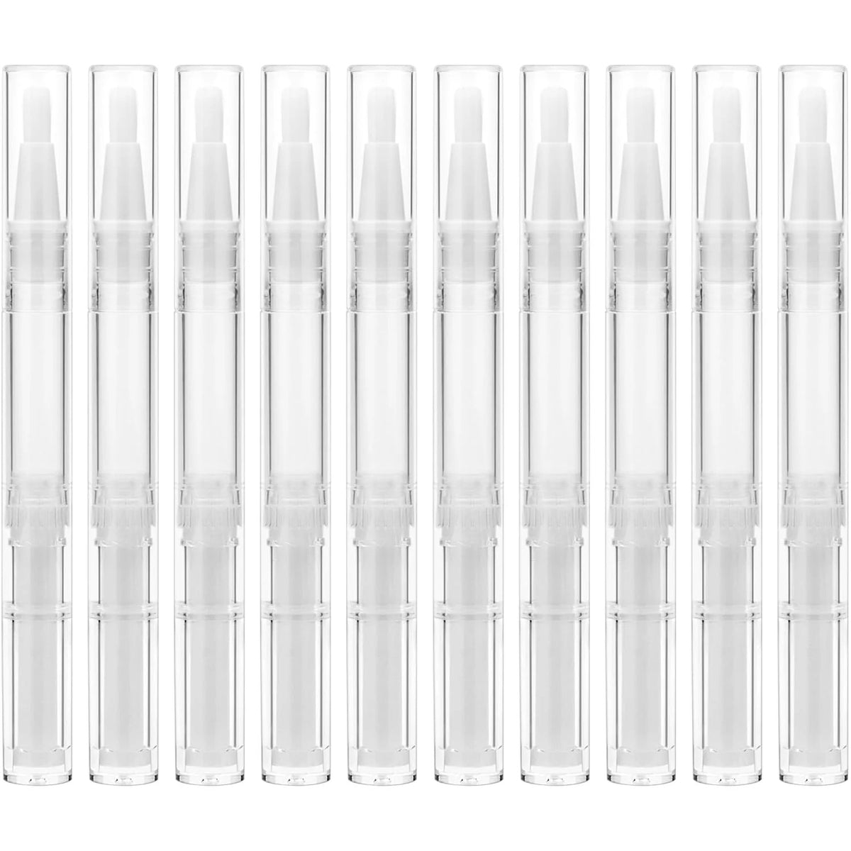 10 Pack 3ml Clear Twist Pen for Nail Cuticle Oil Lip Gloss and More