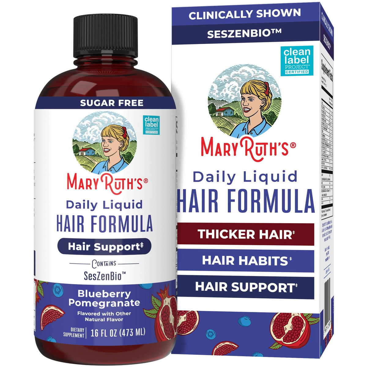 Liquid Hair Growth for Women - Thicker, Stronger Hair, 16oz