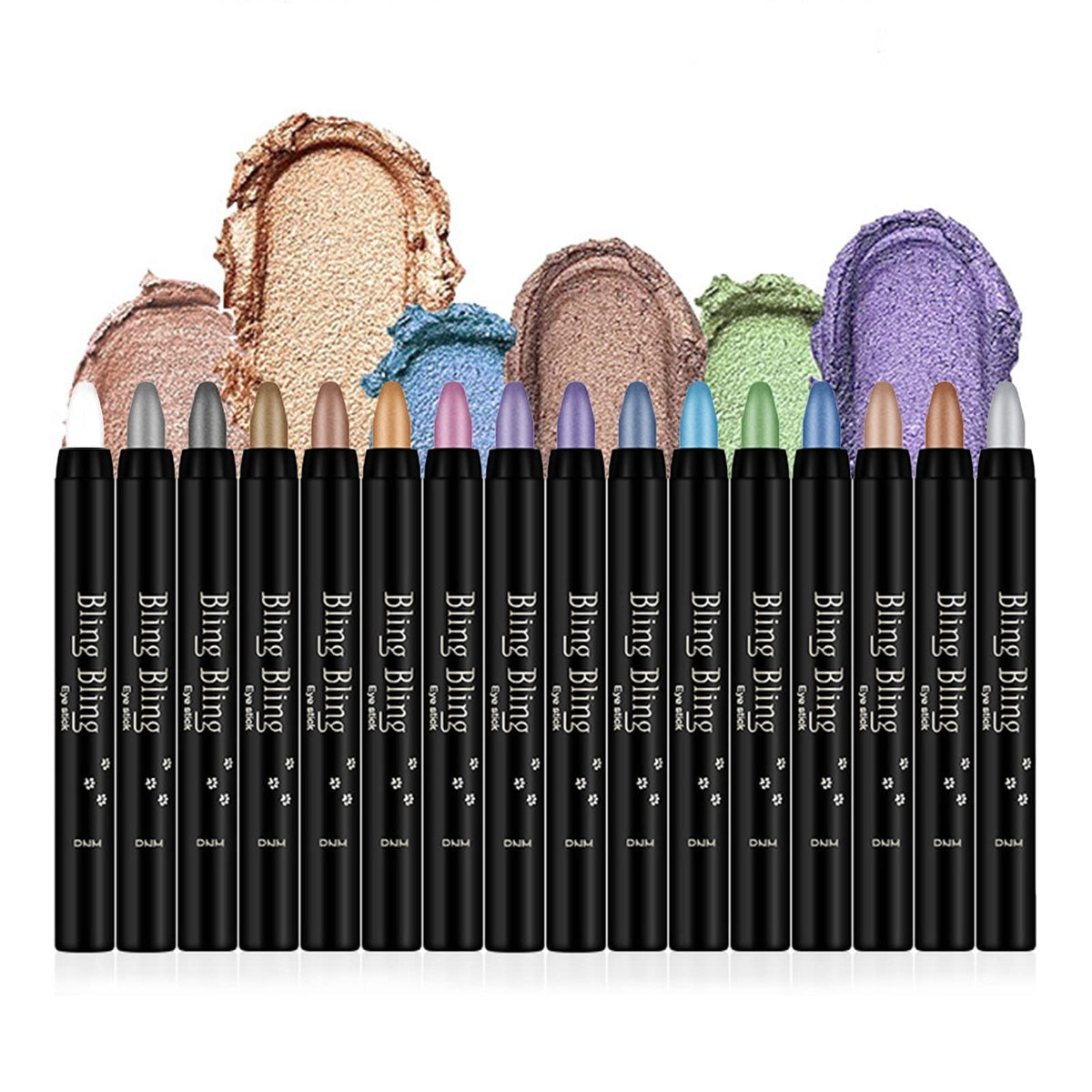 Joyeee Multichrome Eyeshadow Sticks Set – 16 Colour Waterproof Glitter Eye Makeup