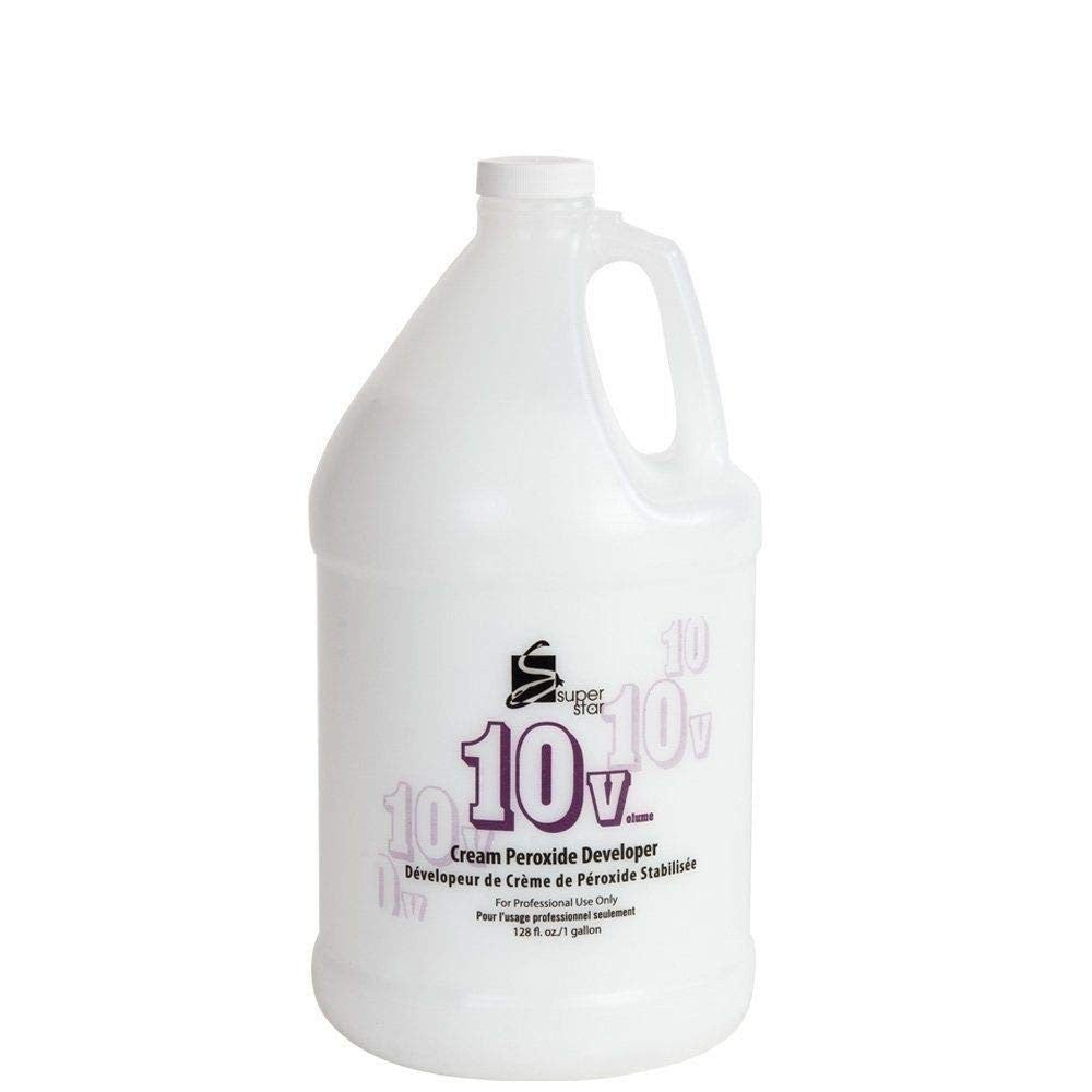 10V Cream Peroxide Developer 128 Fl Oz for Hair Coloring - Professional Use
