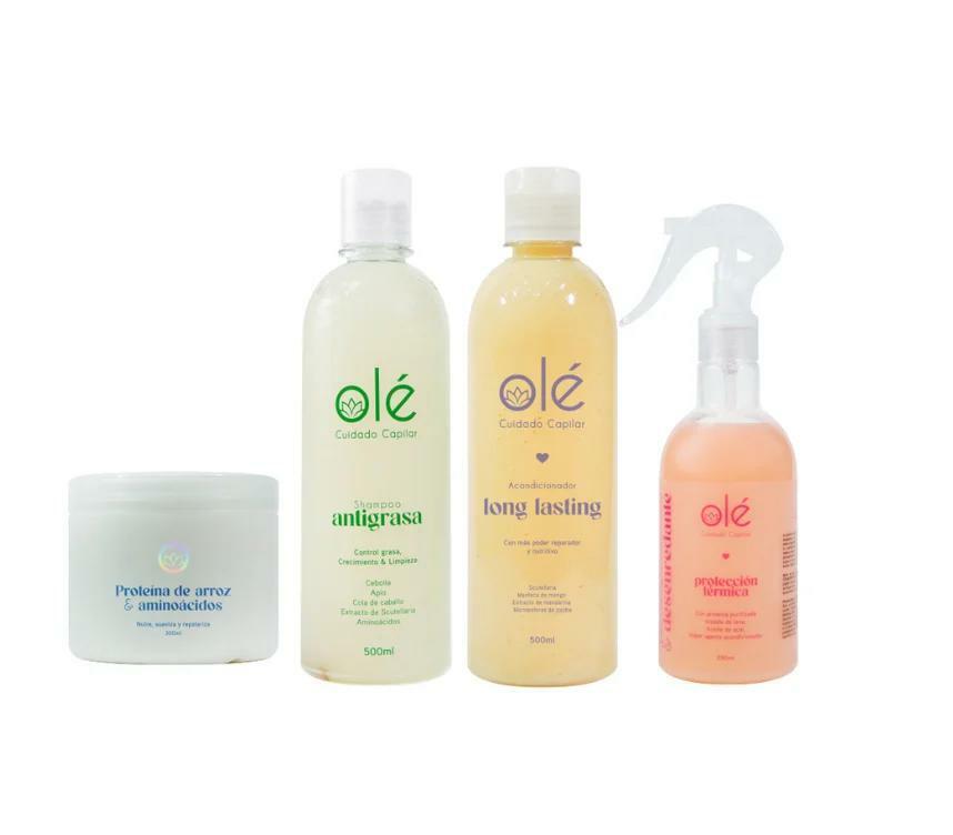 Oil Control Hair Pack Set with Rice Protein & Onion Ginger for Oily Hair
