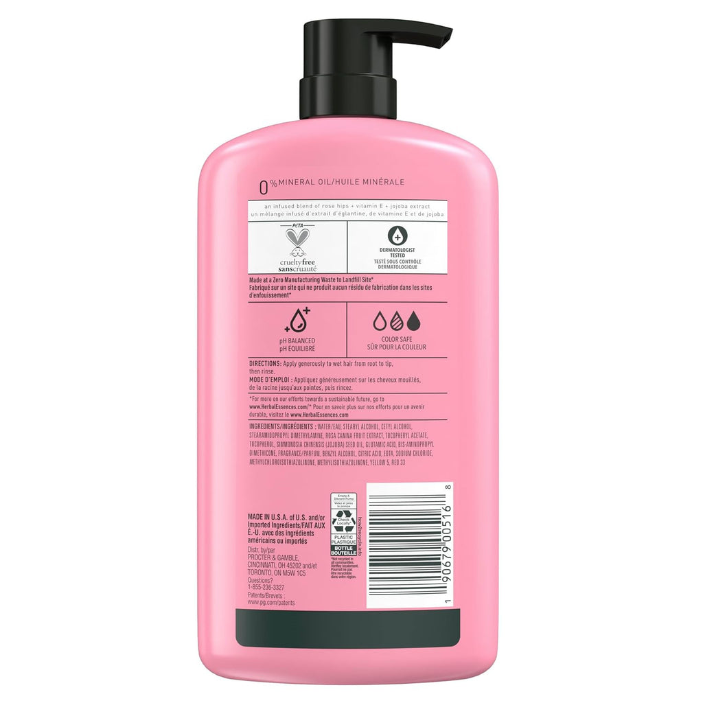 Herbal Essences Smooth Rose Hips Conditioner 29.2 fl oz 2 Pack - Nourishing Hair Care