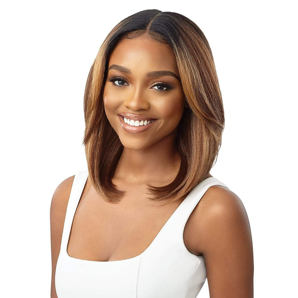 Synthetic HD Lace Front Wig - Pre-Plucked, Heat-Resistant Fiber, Multiple Colors