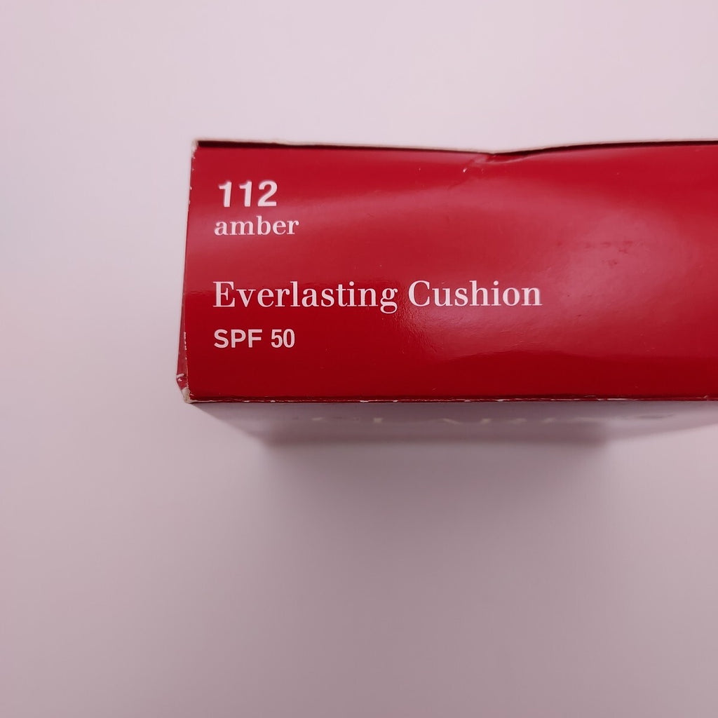 Clarins Everlasting Cushion Long Wear Hydrating Foundation SPF 50 112 Amber