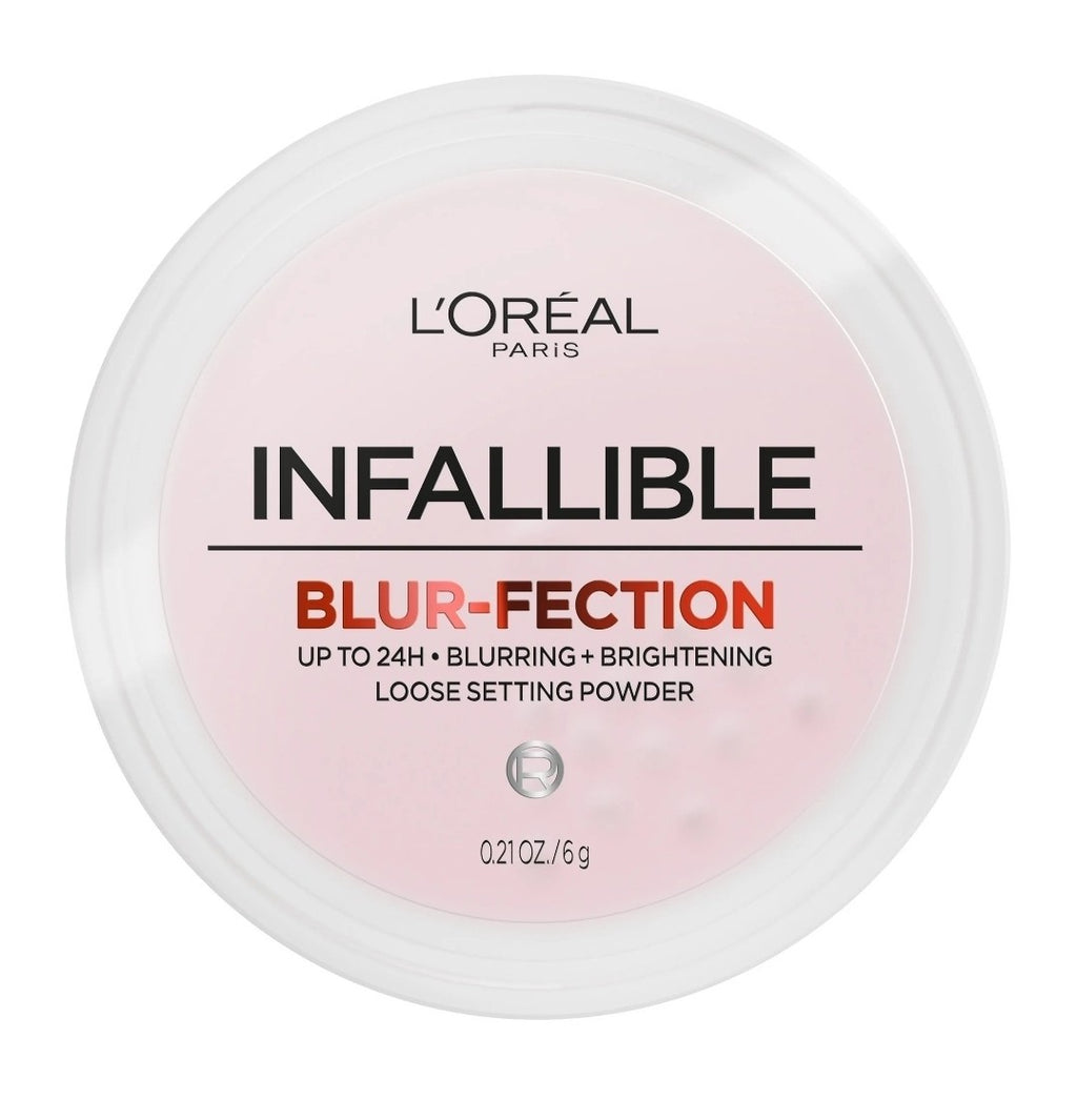 Loreal Paris Infallible Blur-Fection Longwear Loose Setting Powder Light Pink