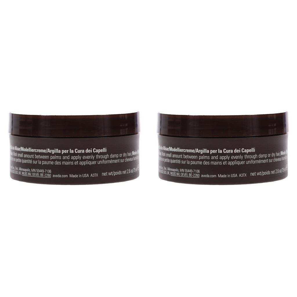 Men's Grooming Clay 2.6 oz - Texturizing Hair Clay for Men, 2 Pack