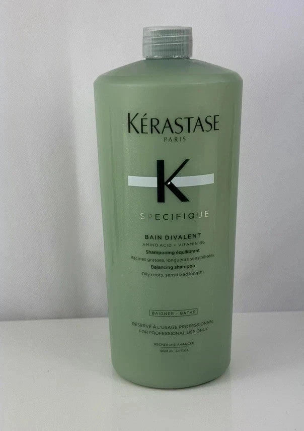 Salon-Size Divalent Hair Shampoo for Oily Roots & Dry Lengths - 1000ml