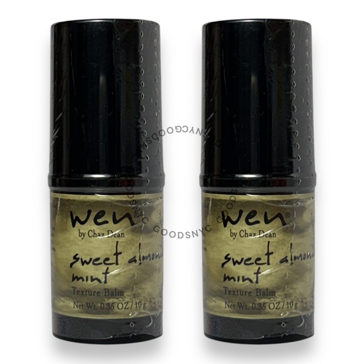 Pack of 2 WEN Sweet Almond Mint Hair Balm for Texture & Curl Definition