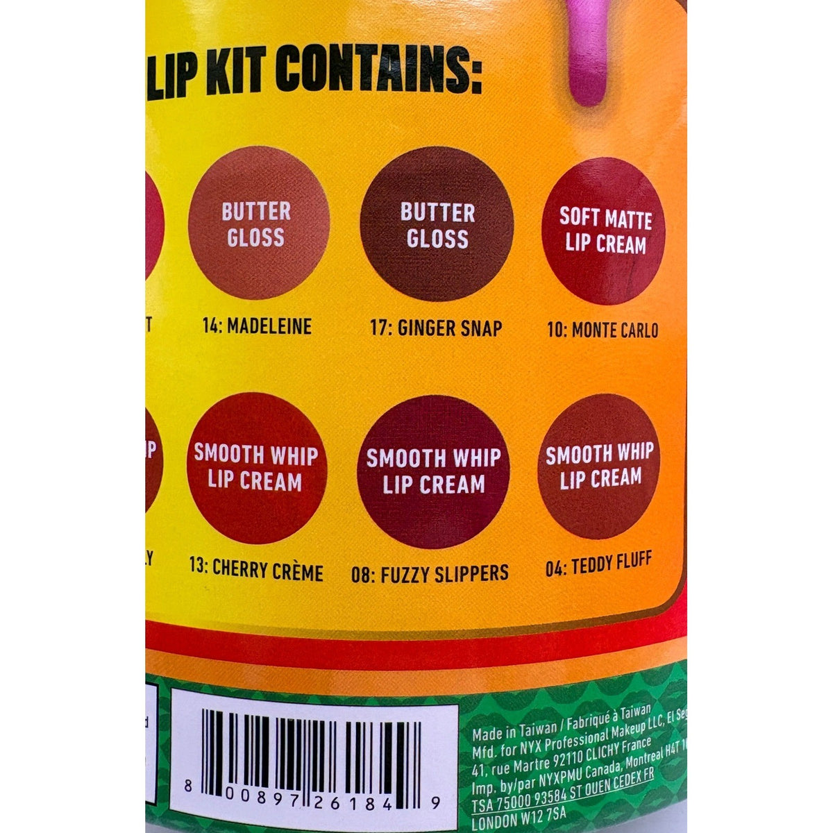 Lip Kit Set - 12-Piece NYX Butter Gloss, Soft Matte Lip Cream & Smooth Whip Lip Cream