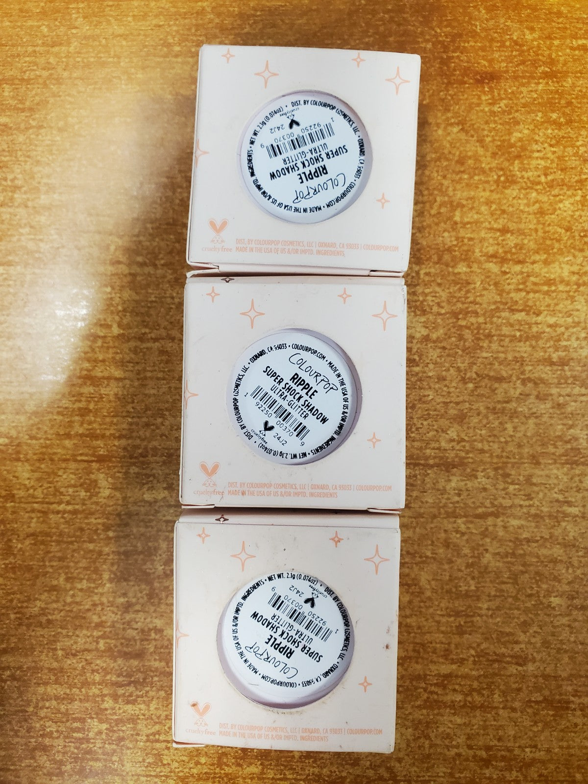ColourPop Ultra-Glitter Super Shock Shadow Ripple - 3 Pack