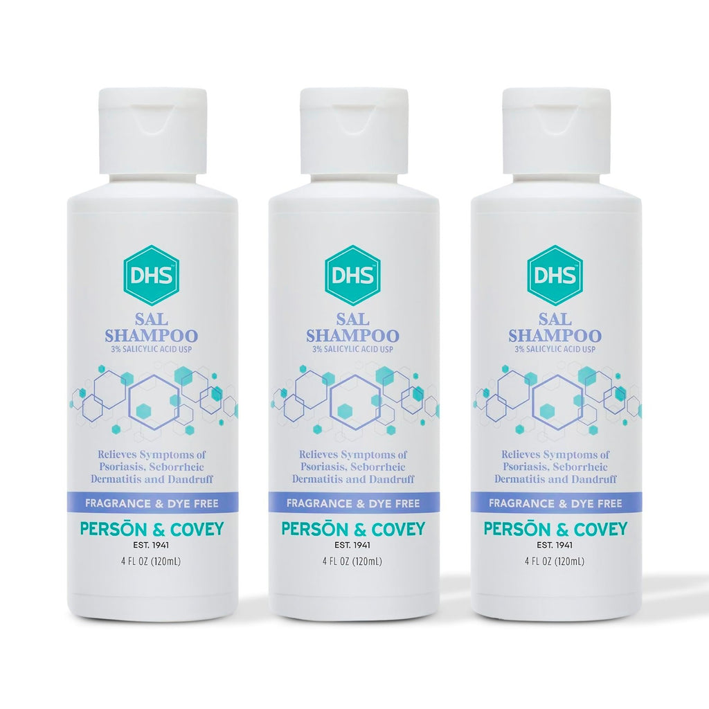 Medicated Psoriasis Eczema Dandruff Shampoo - Fragrance-Free 4 oz Relief
