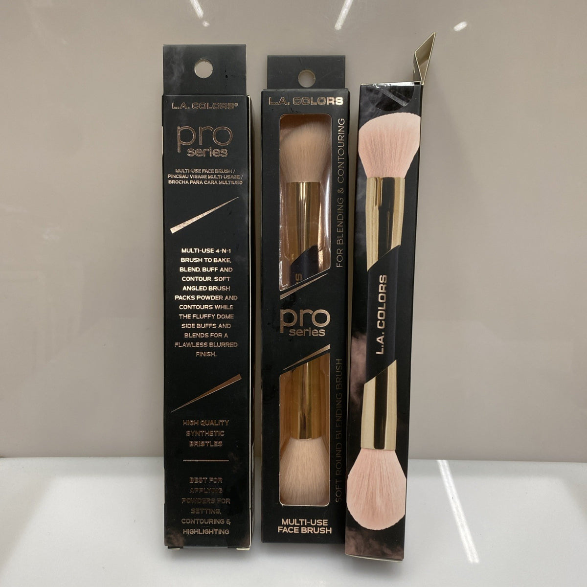 3 Pack Multi-Use Face Brush Set - Pro Series CBR420