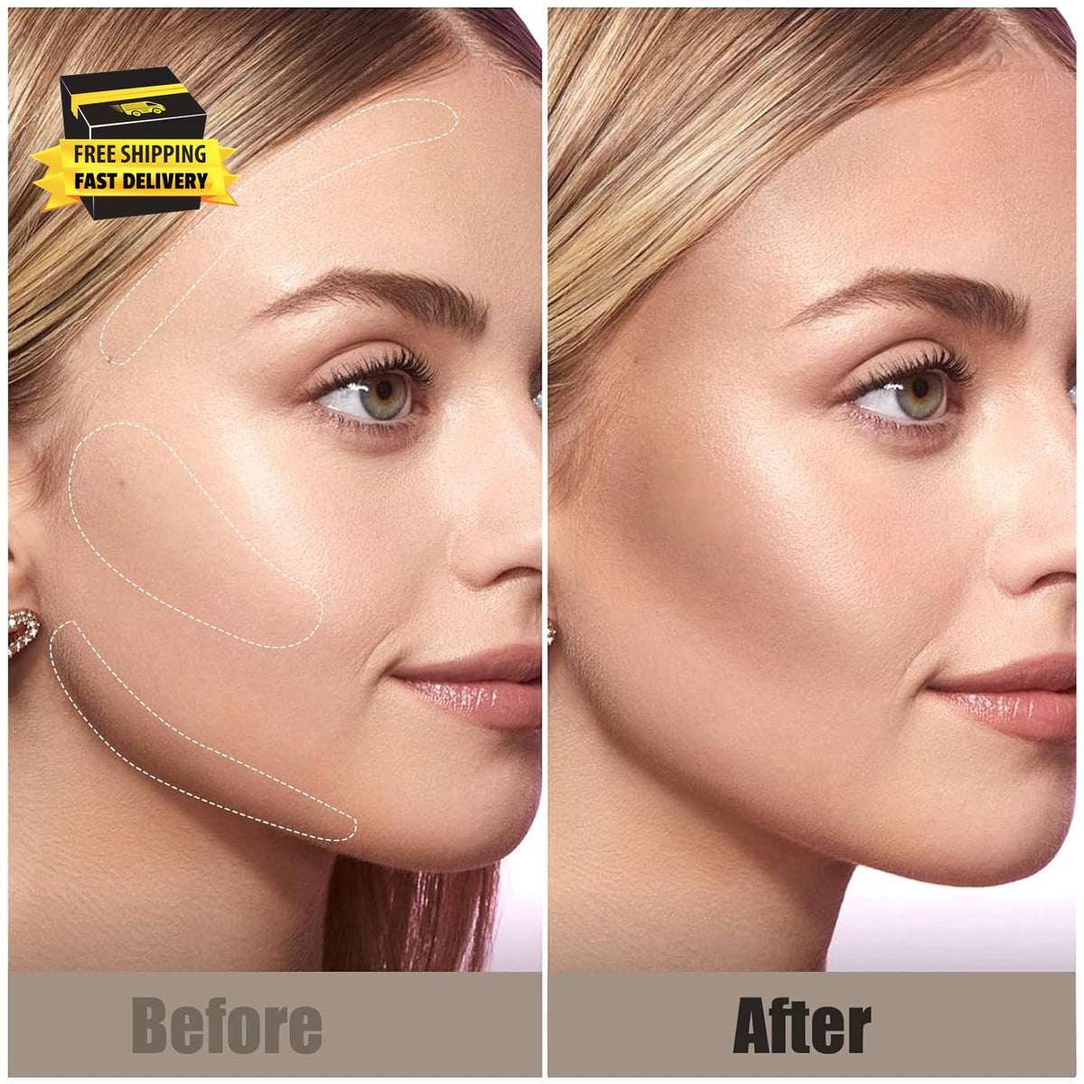 Cool Toned Cream Contour Stick for Natural Makeup & Sculpting