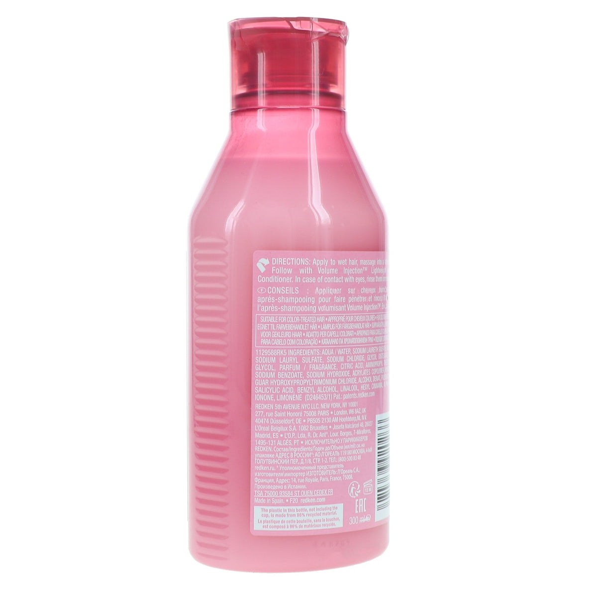Redken Volume Injection Shampoo 10.1 oz - Volumizing Hair Care for Fine & Flat Hair