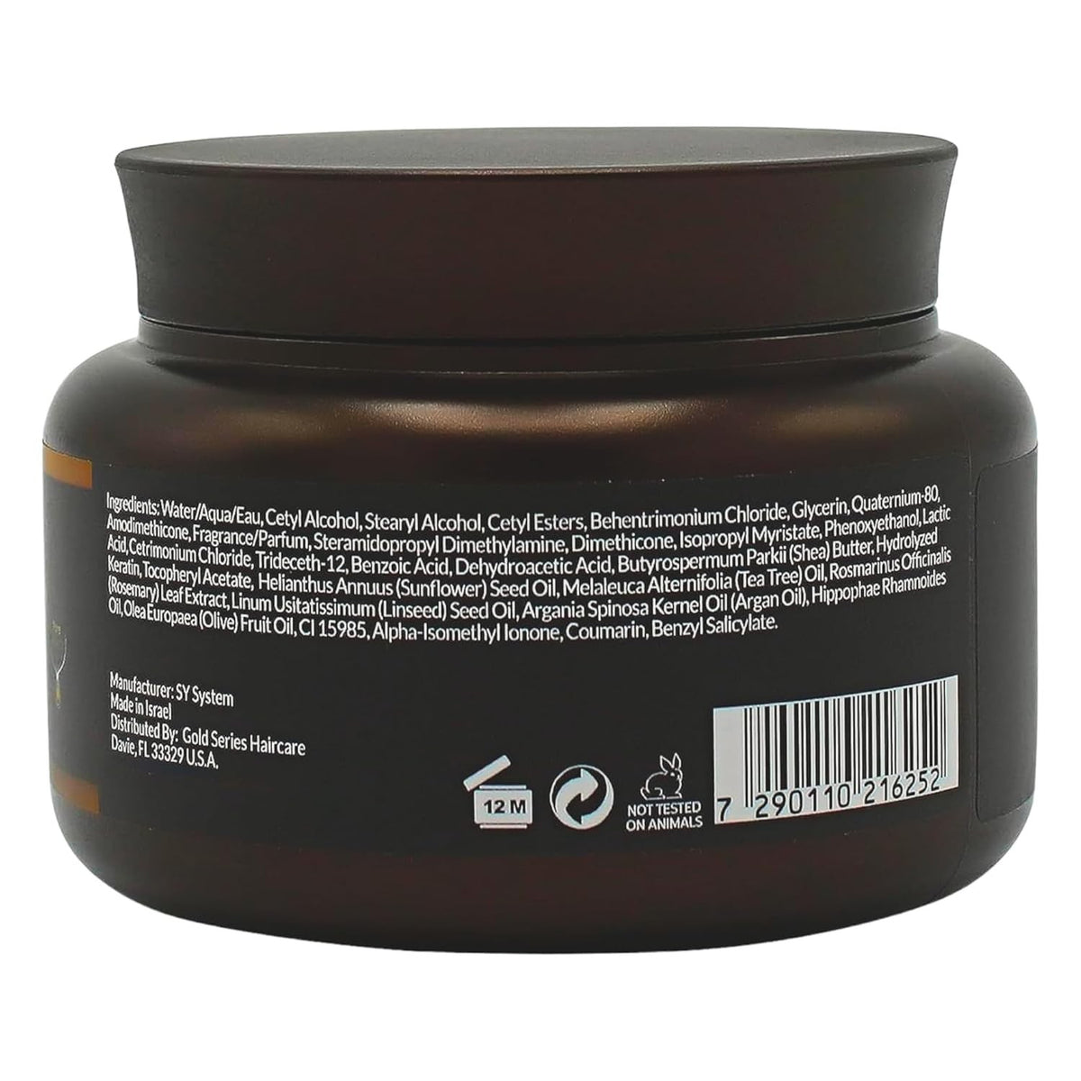 Deep Hydrating Argan Oil Hair Mask for Dry Damaged Hair - Nourishing Treatment
